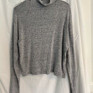 Gray Turtleneck Sweater